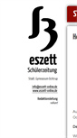 Mobile Screenshot of eszett-online.de